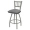 Holland Bar Stool Co 25" Swivel Counter Stool, Nickel Finish, Graph Seat X810 - alternate 1